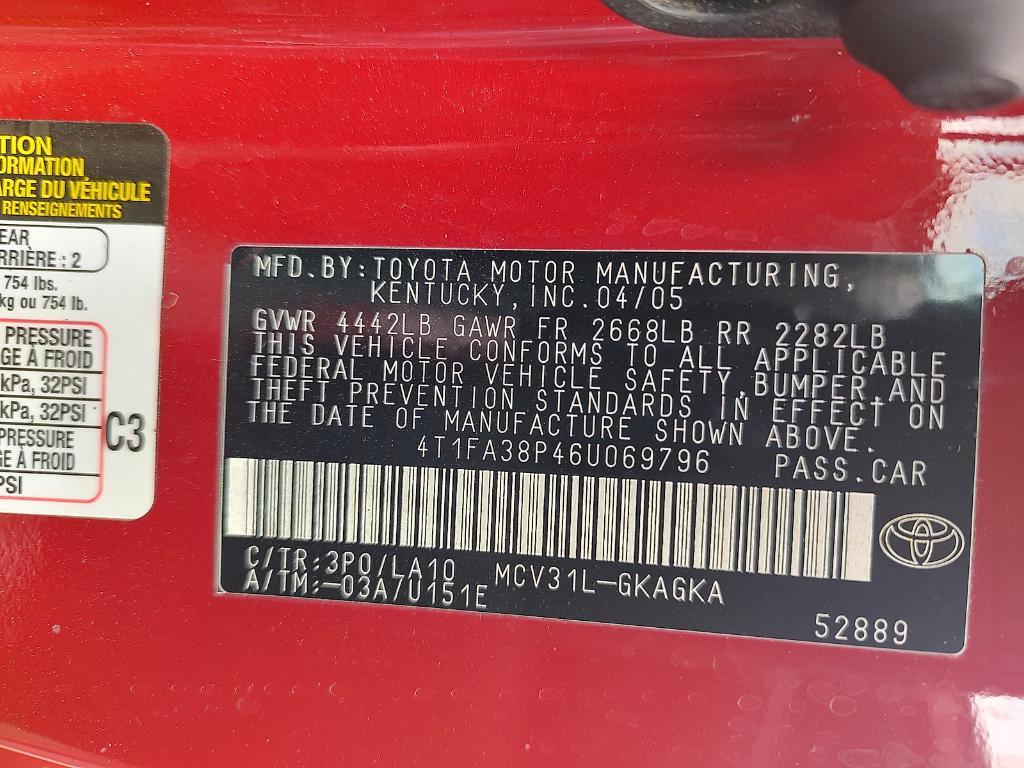 used 2006 Toyota Camry Solara car, priced at $6,675