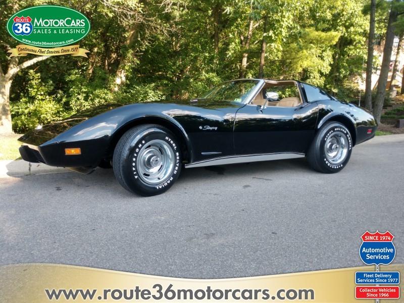 corvette stingray 1976 black