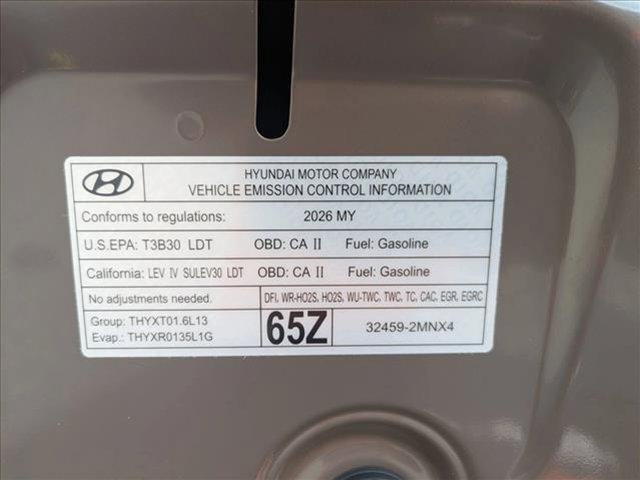 new 2026 Hyundai TUCSON Hybrid car, priced at $34,760