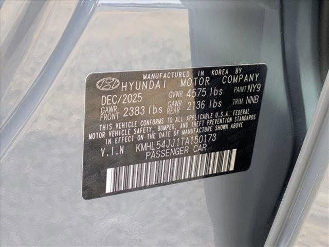 new 2026 Hyundai Sonata Hybrid car, priced at $40,295