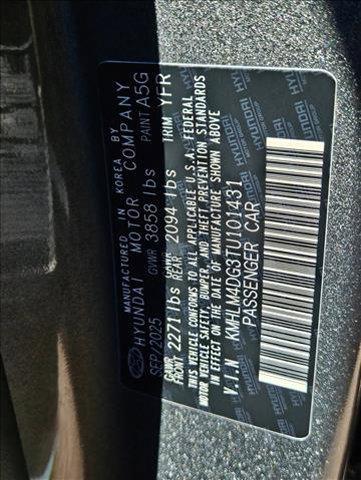 new 2026 Hyundai Elantra car, priced at $25,425