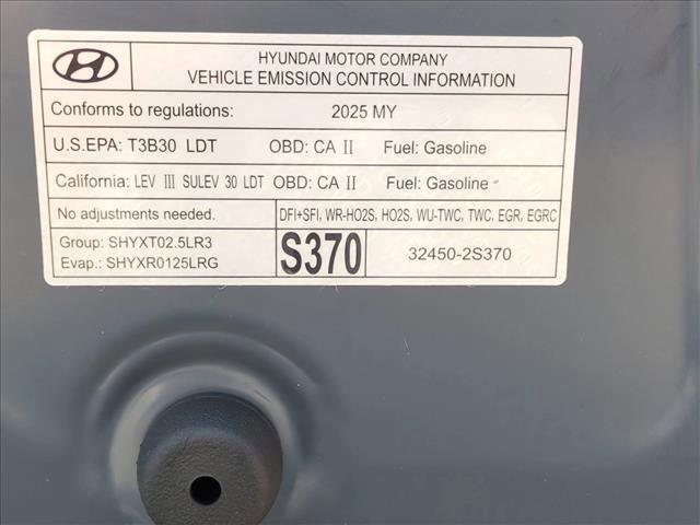 new 2025 Hyundai Tucson car, priced at $39,348