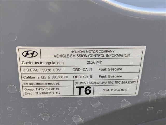 new 2026 Hyundai Sonata Hybrid car, priced at $39,820