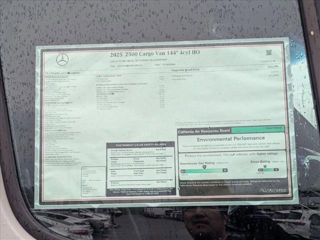 new 2025 Mercedes-Benz Sprinter 2500 car, priced at $59,049