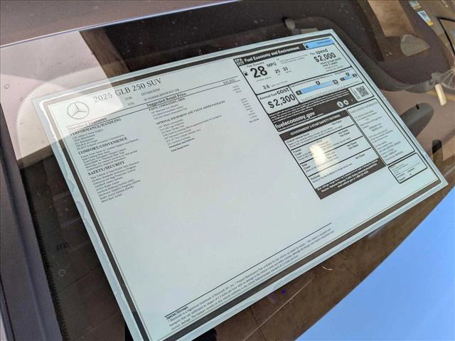 new 2025 Mercedes-Benz GLB 250 car, priced at $51,735