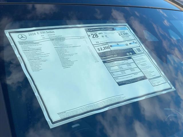 new 2026 Mercedes-Benz E-Class car, priced at $77,445