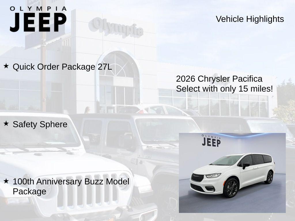 new 2026 Chrysler Pacifica car, priced at $45,378