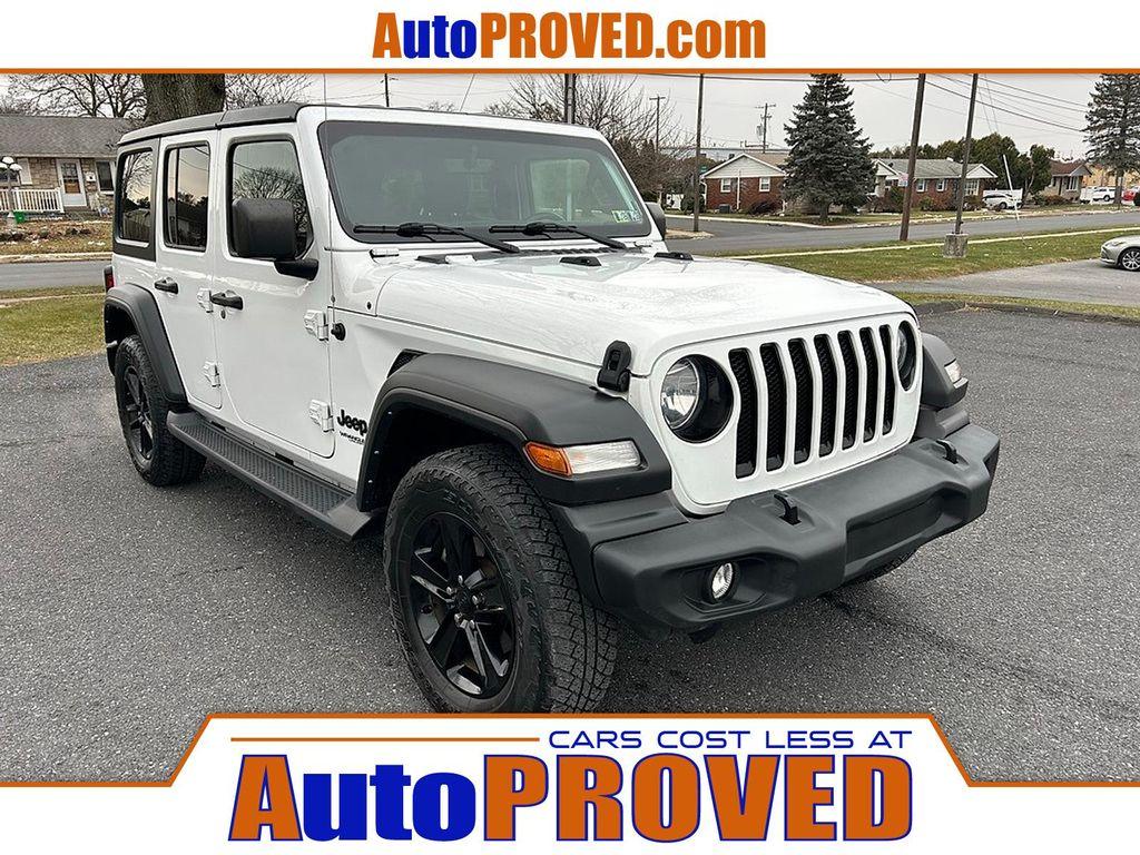 used 2021 Jeep Wrangler Unlimited car, priced at $24,500