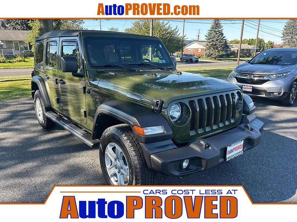 used 2021 Jeep Wrangler Unlimited car, priced at $24,600