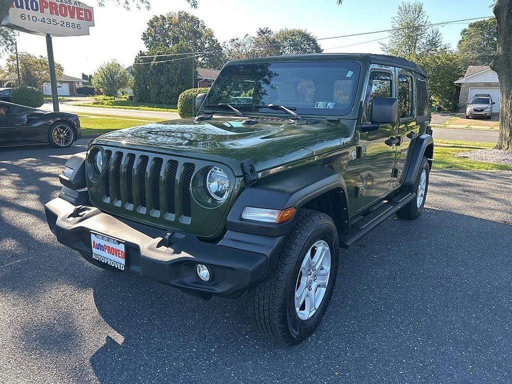 used 2021 Jeep Wrangler Unlimited car, priced at $23,400