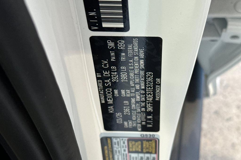 new 2026 Kia K4 car, priced at $23,930