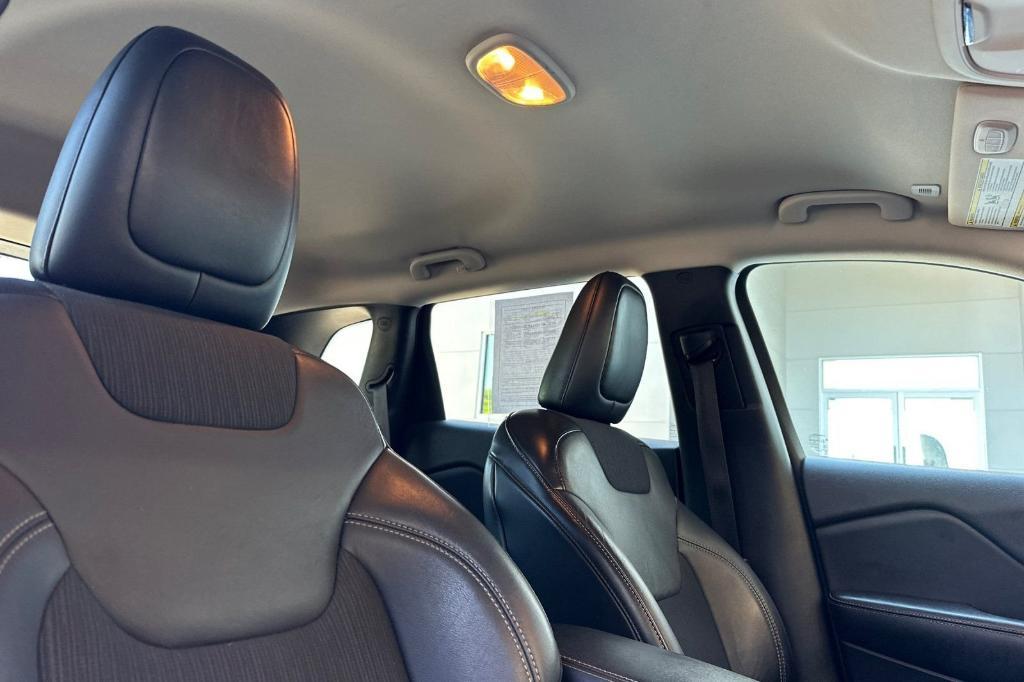 used 2018 Jeep Cherokee car, priced at $17,238