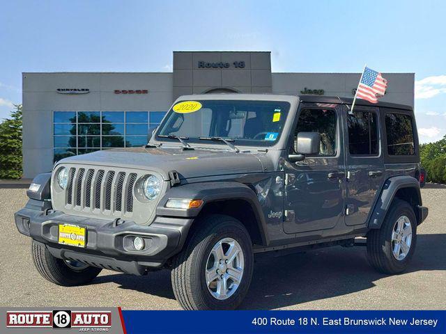 used 2020 Jeep Wrangler Unlimited car, priced at $17,498