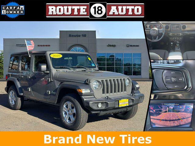 used 2020 Jeep Wrangler Unlimited car, priced at $19,364