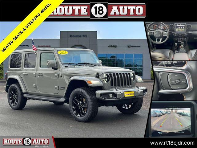 used 2022 Jeep Wrangler Unlimited car, priced at $33,995