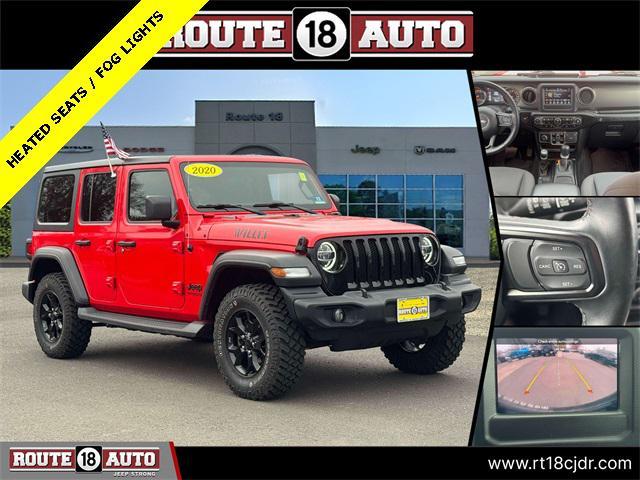 used 2020 Jeep Wrangler Unlimited car, priced at $21,995