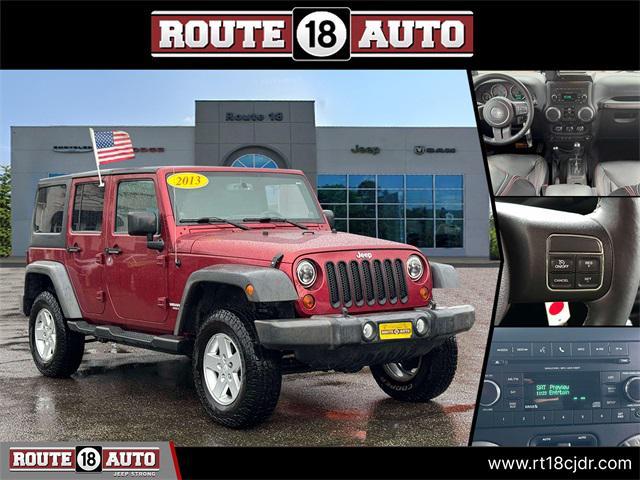 used 2013 Jeep Wrangler Unlimited car, priced at $11,990