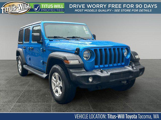 used 2022 Jeep Wrangler Unlimited car, priced at $32,611