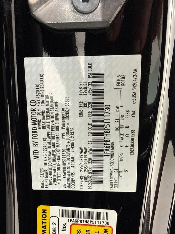 used 2023 Ford Mustang car, priced at $30,880