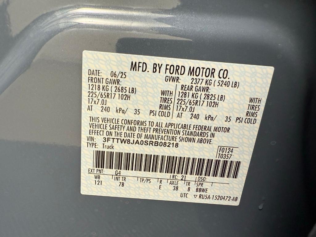 new 2025 Ford Maverick car, priced at $35,998
