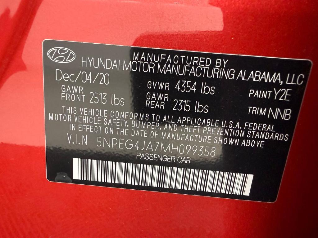 used 2021 Hyundai Sonata car, priced at $15,440