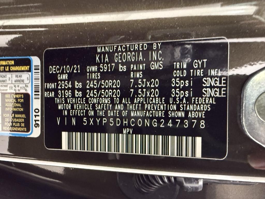 used 2022 Kia Telluride car, priced at $38,480