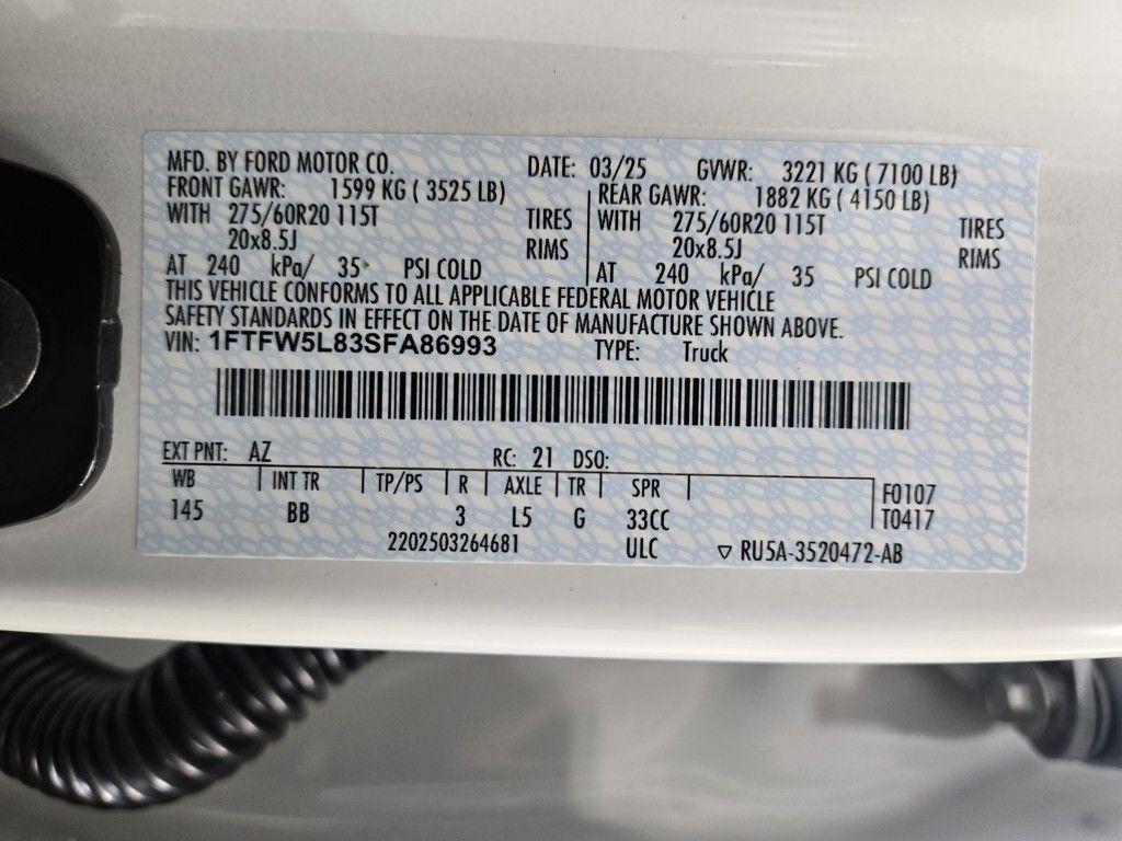 new 2025 Ford F-150 car, priced at $65,441