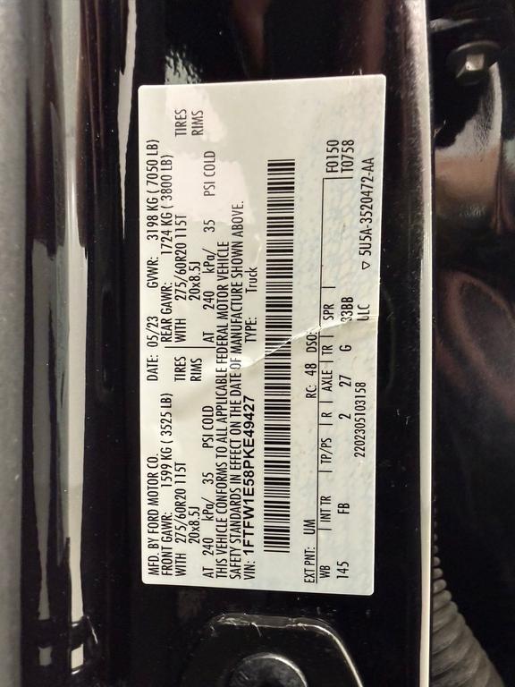 used 2023 Ford F-150 car, priced at $47,480