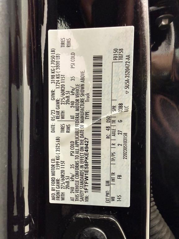 used 2023 Ford F-150 car, priced at $48,880