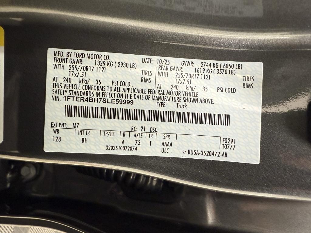 new 2025 Ford Ranger car, priced at $33,708