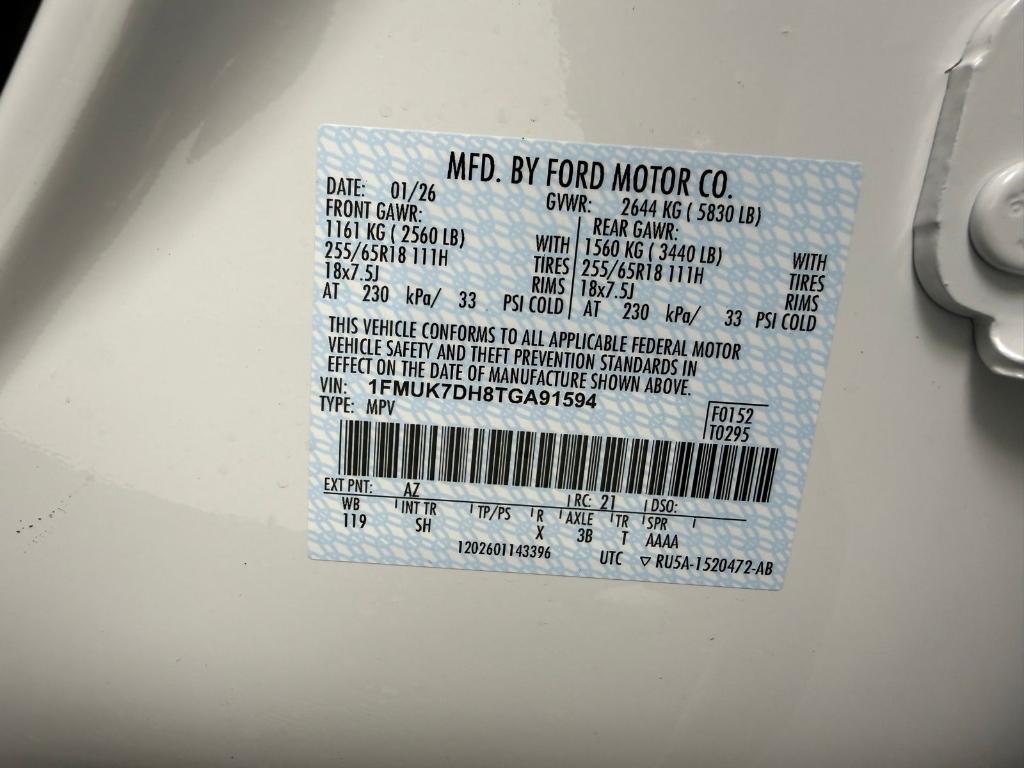 new 2026 Ford Explorer car, priced at $43,320