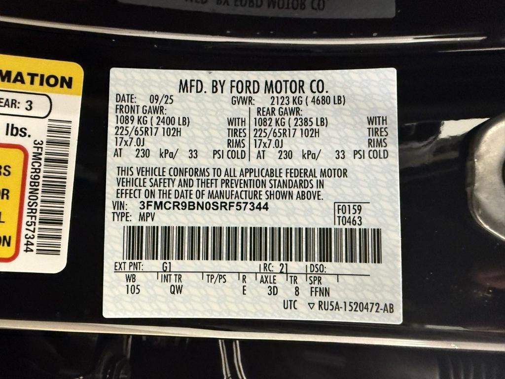 new 2025 Ford Bronco Sport car, priced at $31,137