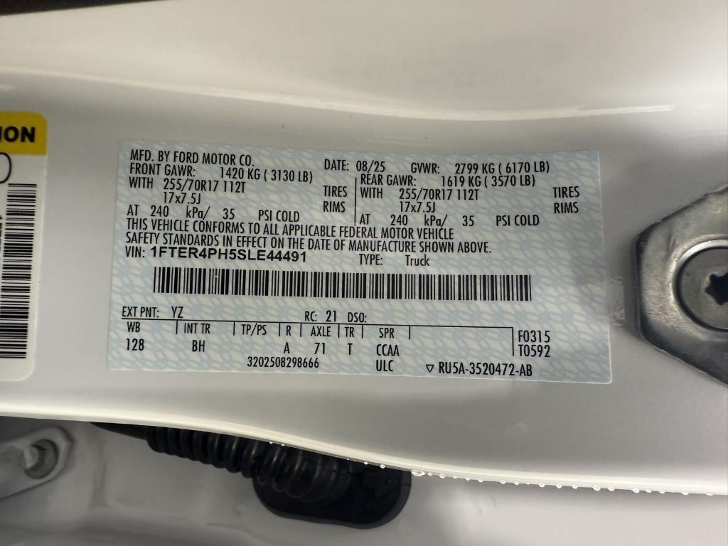 new 2025 Ford Ranger car, priced at $35,569