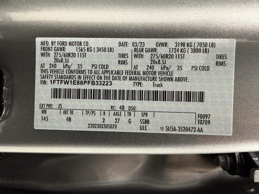 used 2023 Ford F-150 car, priced at $45,880