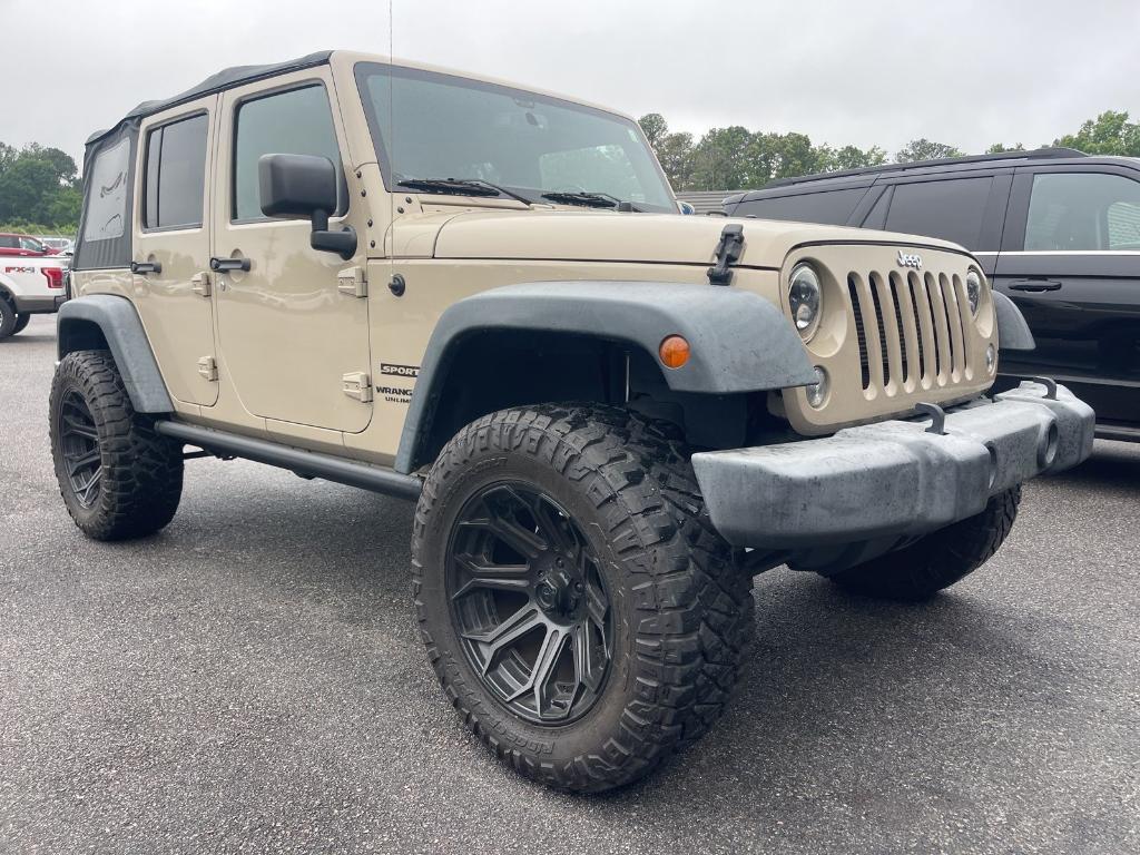 used 2016 Jeep Wrangler Unlimited car, priced at $21,880