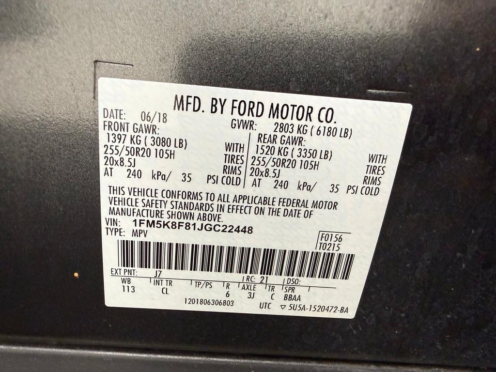 used 2018 Ford Explorer car, priced at $19,998