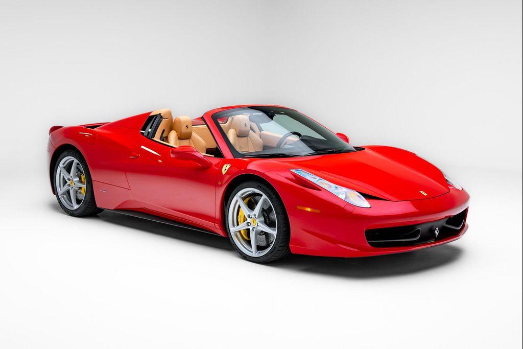 used 2014 Ferrari 458 Spider car, priced at $379,000