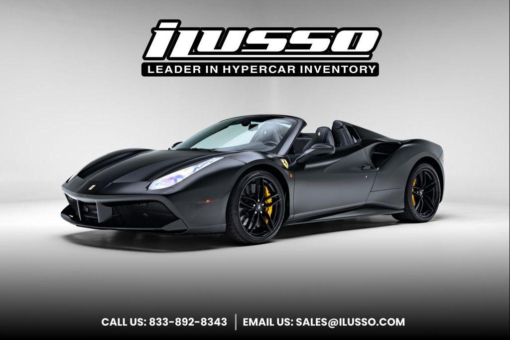 used 2018 Ferrari 488 Spider car, priced at $309,900