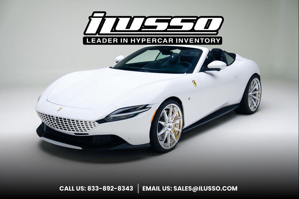 used 2025 Ferrari Roma Spider car, priced at $315,500