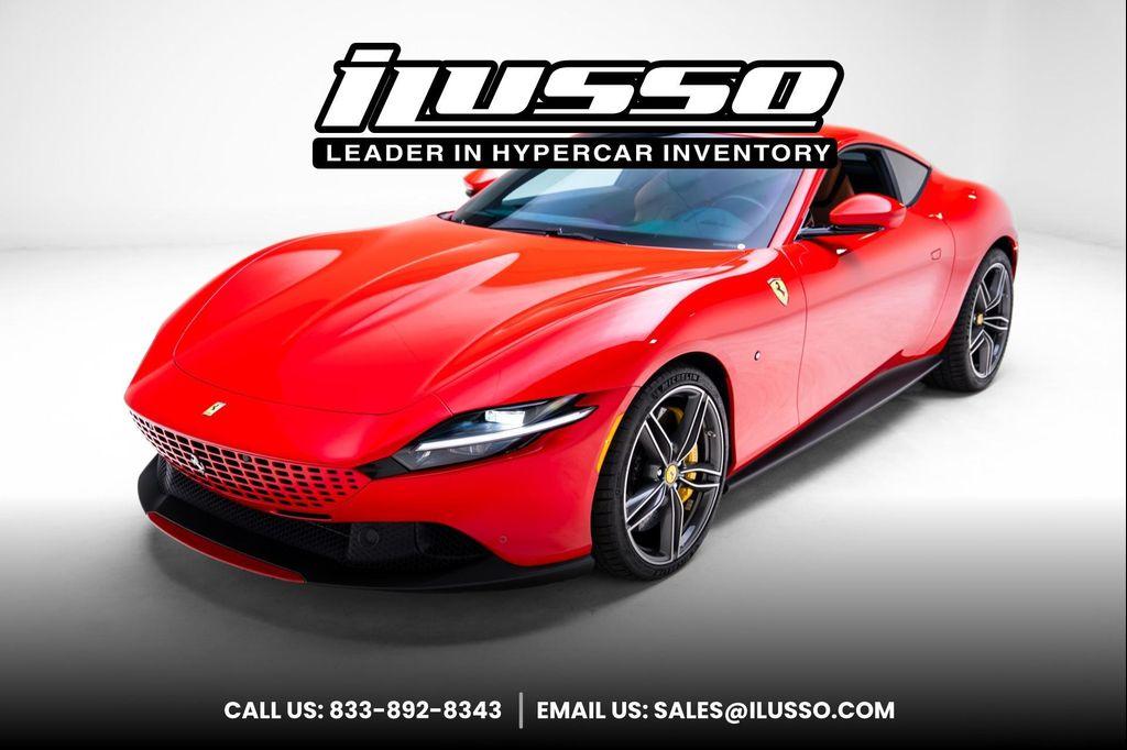 used 2022 Ferrari Roma car, priced at $199,900