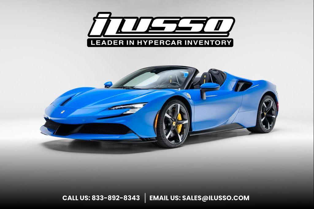 used 2024 Ferrari SF90 Spider car, priced at $579,900