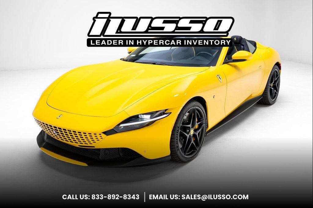used 2025 Ferrari Roma Spider car, priced at $309,000