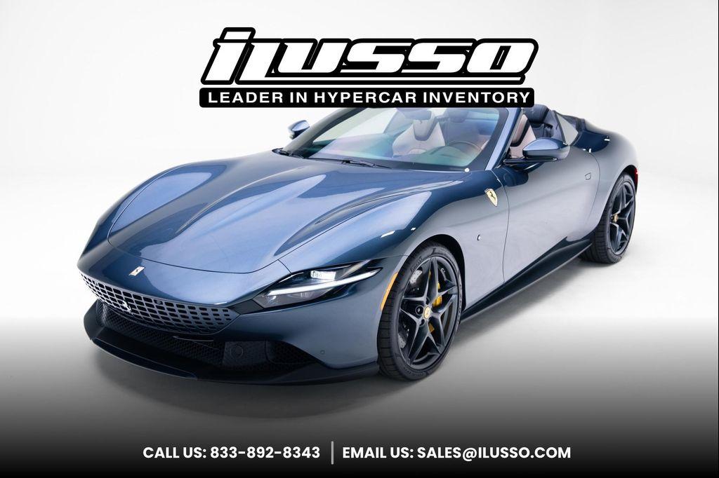 used 2025 Ferrari Roma Spider car, priced at $319,000