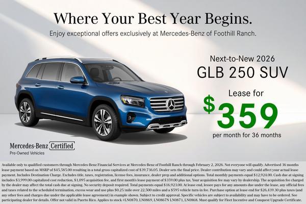 used 2026 Mercedes-Benz GLB 250 car, priced at $45,585