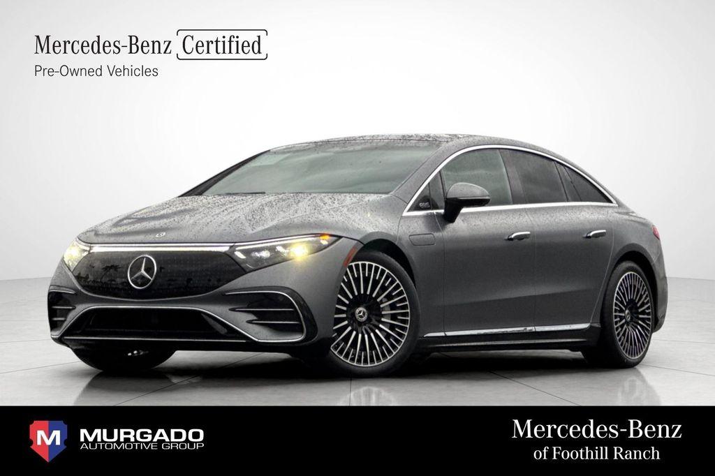 used 2023 Mercedes-Benz EQS 580 car, priced at $55,484
