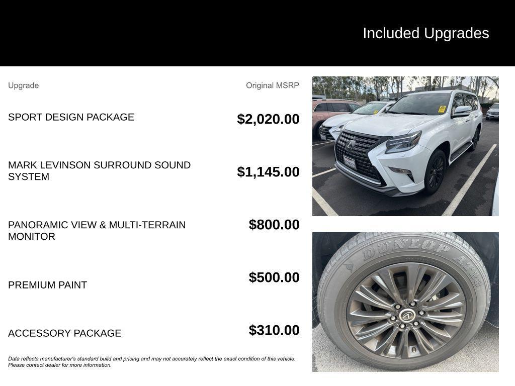 used 2022 Lexus GX 460 car, priced at $53,894