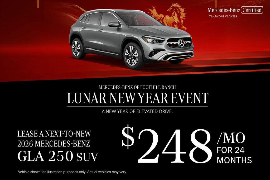 used 2026 Mercedes-Benz GLA 250 car, priced at $43,285