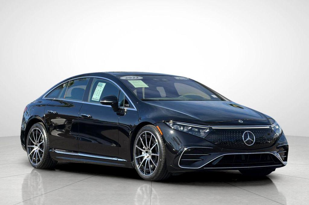 used 2022 Mercedes-Benz EQS 580 car, priced at $53,984