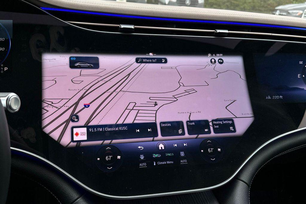 used 2023 Mercedes-Benz EQS 580 car, priced at $56,984