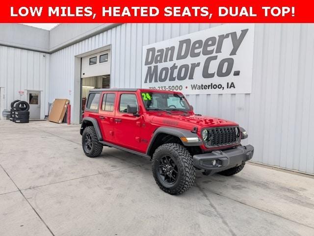 used 2024 Jeep Wrangler car, priced at $36,999